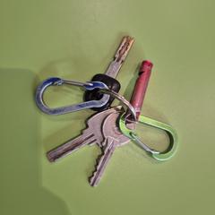 Klíčenka 3 sleutels, fluitje 2 haken eraan, jak nahlášeno Gemeente Hardenberg pomocí iLost