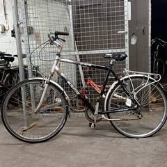 Bicicleta Run&Bike Zilver/zwart met witte letters, como reportado por Fietsdepot Hasselt utilizando o iLost