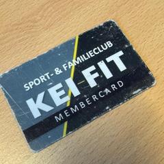 Kei-fit membercard, som rapportert til iLost