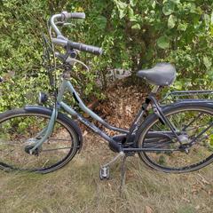 Grijs blauwe Batavus dames fiets, come riportato a iLost