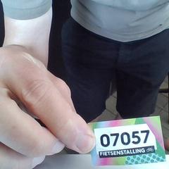 Ticket fietsenstalling, as reported by Pukkelpop Festivalterrein using iLost