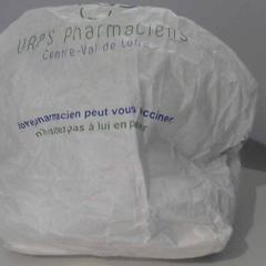 Sachet pharmacie, como reportado por Agence Azalys utilizando o iLost