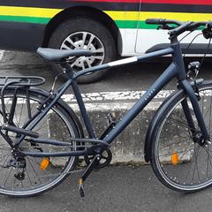 Fiets Elops  Blauw, zoals gemeld door Fietsdepot Hasselt met iLost