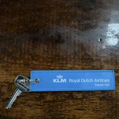 Sleutel met KLM sleutelhanger, come riportato a iLost