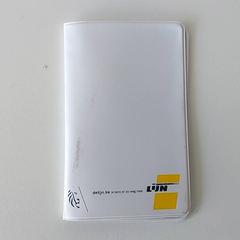 Porta-cartões Nagy, como reportado por Regio Limburg - Leuven utilizando o iLost