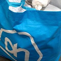 Zak met inhoud, rapporterat av IKEA Gent med iLost