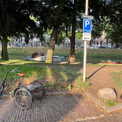 Driewieler bij Geertekerk in Utrecht, som rapporterats till iLost