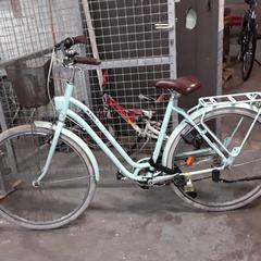 Bicicletta B-twin Lichtgroen/bruin, come riportato da Fietsdepot Hasselt utilizzando iLost