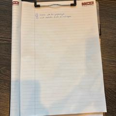 Notitieboek, zoals gemeld door WestCord Hotel Eindhoven met iLost