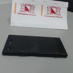 Mobilní telefon zwart Sony, jak nahlášeno Gemeente Utrecht pomocí iLost