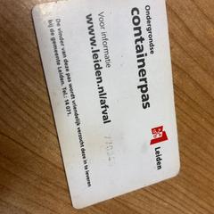 Containerpas, iLost를 사용하여 Pathé Spuimarkt에 보고됨