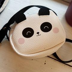 Bolsa de ombreiro Panda zwart wit, segundo informou DierenPark Amersfoort usando iLost