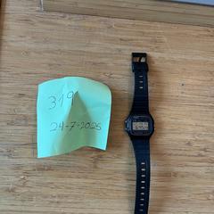 Watch casio, as reported by Amsterdam ID Aparthotel using iLost