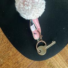 Sleutel met flamingo hanger, amint azt az iLostnak jelentették.