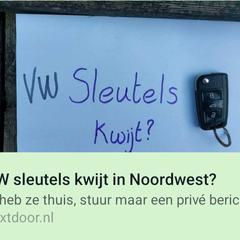 vw auto sleutel, amint azt az iLostnak jelentették.