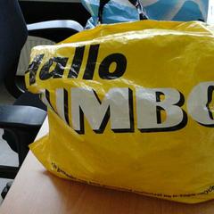 Jumbo tas met trui, as reported by Connexxion Haaglanden Delft using iLost