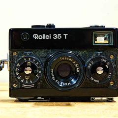 Vintage film camera Rollei 35 T
