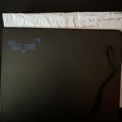 Notebook handwritten Lucas. S, iLost-i jakinarazi zaion moduan