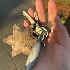 Sleutels met ster-sleutelhanger, iLost에 보고됨