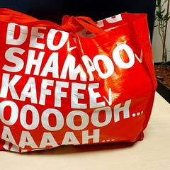Taška - shoppertas, jak nahlášeno Regio West-Vlaanderen pomocí iLost