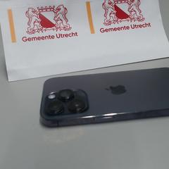 Mobiltelefon iPhone, amint azt Gemeente Utrecht az iLost segítségével jelentette.