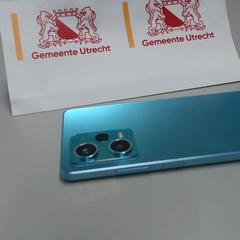 Mobiltelefon redmi, amint azt Gemeente Utrecht az iLost segítségével jelentette.