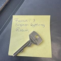 Kľúč, ako bolo nahlásené IKEA Åsane pomocou iLost