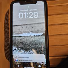 iphone met zwart hoesje, som rapporterats till iLost