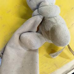 Plyšová facka Lapin gris, jak nahlášeno IKEA Lille pomocí iLost