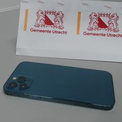 الهواتف المحمولة وملحقاتها BLAUW iPhone، كما تم الإبلاغ عنه بواسطة Gemeente Utrecht عبر iLost