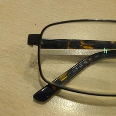Lentes met blauwe brillenkoker, segundo informou Walibi Holland usando iLost