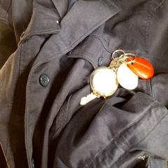 Txamarra Veste bleu marine clefs de maison avec badge, gisa salatu by IKEA Villiers-sur-Marne iLost erabiliz