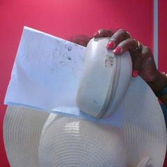 Hat,sunglass with casedraft cartoon white., as reported by MEININGER Hotel Roma Termini using iLost