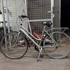 Bicicleta Oxford Zilver/zwart met witte letters, como reportado por Fietsdepot Hasselt utilizando o iLost