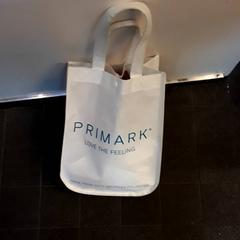 Primark tasje Wit, como reportado por EBS Tramplein utilizando o iLost