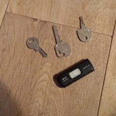 3 fietssleutels en 1 usb stick an iLost gemeldet