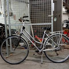 Sykkel Norta Zilver met witte letters, som rapportert av Fietsdepot Hasselt ved bruk av iLost