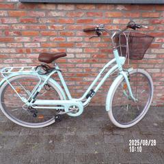Bizikleta groen pastel, Btwin, mandje, gisa salatu by Fietsdepot Leopoldsburg iLost erabiliz