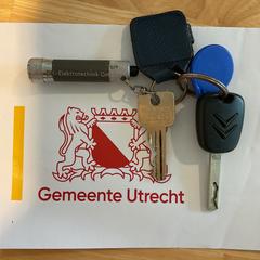 Autosleutel citroen, zoals gemeld door Gemeente Utrecht met iLost
