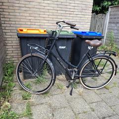 Zwarte cortina fiets, som rapporterats till iLost