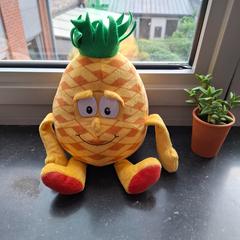 Oso de peluche geel-bruin ananas, ha sido reportado por Gemeente Stekene con iLost