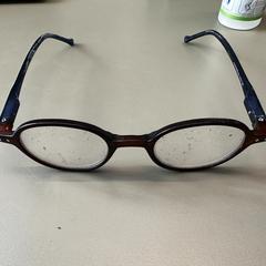 Okulary blauw/bruin, zgłoszono przez Vrije Universiteit Brussel (VUB) przy użyciu iLost