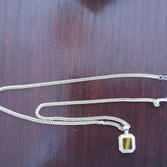 Gouden ketting met hanger, jak zgłoszono do iLost