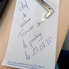 Autoschlüssel, gemeldet von IKEA Rennes - Pacé über iLost