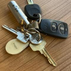 Estuche para chaves con chaves, segundo informou Connexxion Amstelland-Meerlanden Amstelveen usando iLost