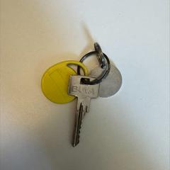 Sleutel met gele tag en een tekst hanger がiLostに報告されました