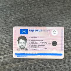 Driving license, som rapportert til iLost