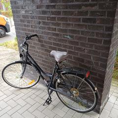 Bicicleta donkerblauw dames Minerva, como reportado por Stad Peer utilizando o iLost