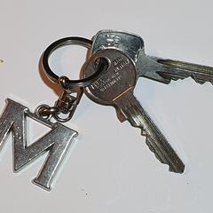 huissleutels met sleutelhanger M, iLost에 보고됨