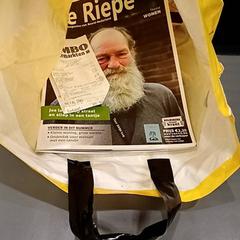 Plastpåse, rapporterat av Qbuzz GD Groningen HS med iLost